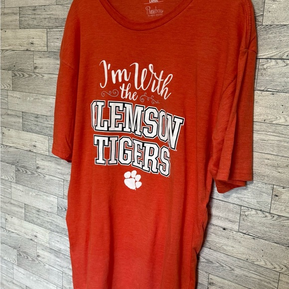 Clemson Tigers Women’s T-Shirt Size-Large -Tagless, Pressbox‎ by Royce Apparel - Picture 6 of 9